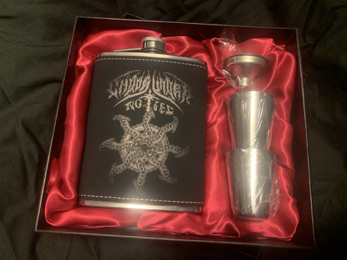 Chaos Under No Ties Hip Flask - Image 2