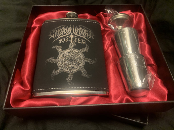 Chaos Under No Ties Hip Flask