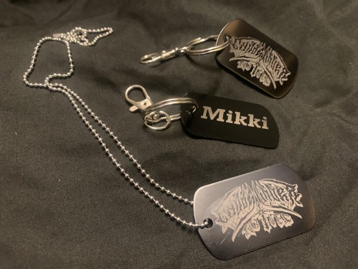 Chaos Under No Ties Dog Tags/Key Fobs