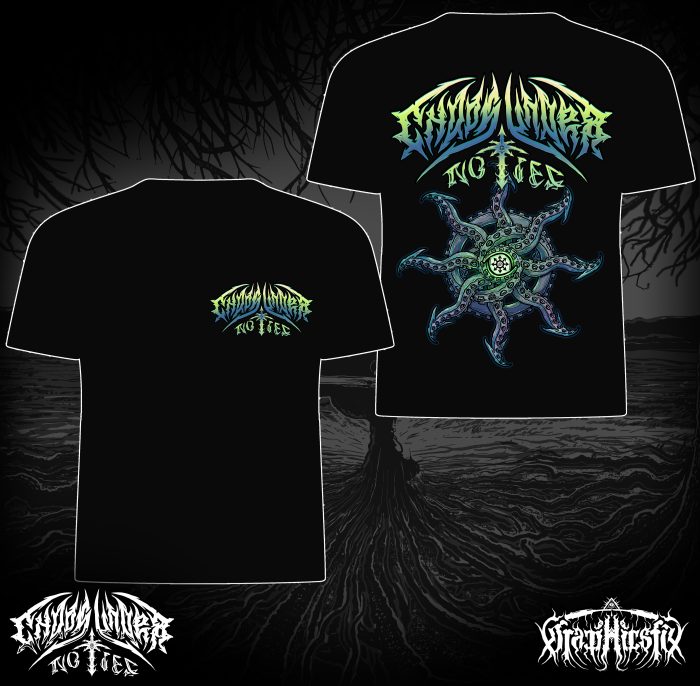 Chaos Under No Ties Tee (full back)